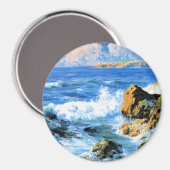 San Diego Shores, feine Kunst, Magnet (Vorderseite/Rückseite)