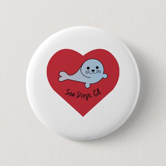 San Diego Siegel Button (Vorderseite)