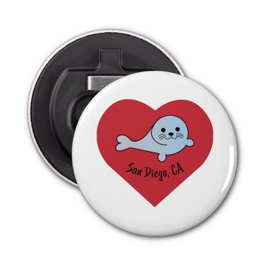 San Diego Siegel Flaschenöffner (Vorderseite)