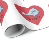 San Diego Siegel Geschenkpapier (Rolleneckpunkt)