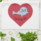 San Diego Siegel Geschirrtuch (Gefaltet)