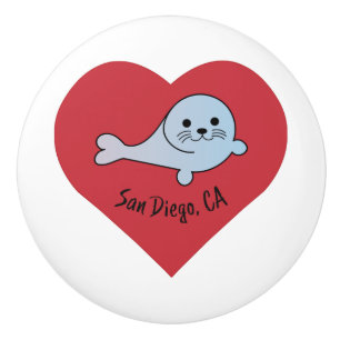 San Diego Siegel Keramikknauf