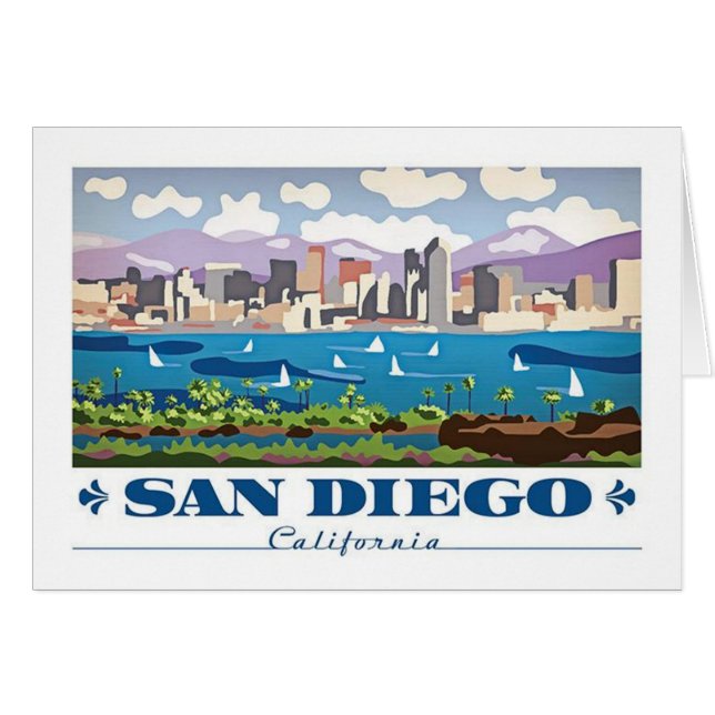 San Diego Skyline (Vorderseite (Horizontal))