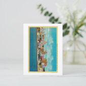 San Diego Skyline aus der Bucht von San Diego, CA Postkarte (Stehend Vorderseite)