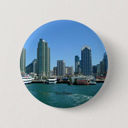 San Diego Skyline Button (Vorderseite)