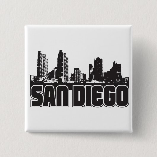 San Diego Skyline Button (Vorderseite)