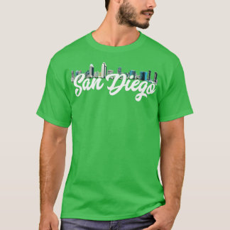 San Diego Skyline California Beach SD La Jolla Oce T-Shirt