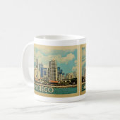 San Diego Skyline California Kaffeetasse (Vorderseite Links)