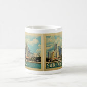 San Diego Skyline California Kaffeetasse (Mittel)