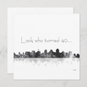 SAN DIEGO SKYLINE - Einladung (Vorne/Hinten)