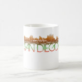 San Diego Skyline-Entwurf Kaffeetasse (Mittel)