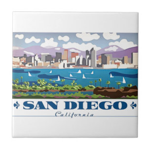 San Diego Skyline Fliese