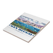 San Diego Skyline Fliese (Seite)