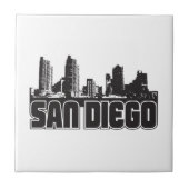 San Diego Skyline Fliese (Vorderseite)