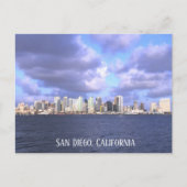 San Diego Skyline Fotografie personalisieren Postkarte (Vorderseite)