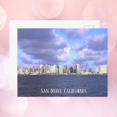 San Diego Skyline Fotografie personalisieren Postkarte