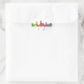 SAN DIEGO SKYLINE Herz-Aufkleber (Tasche)