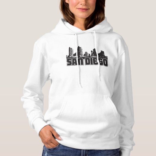 San Diego Skyline Hoodie (Vorderseite)