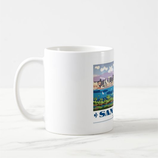 San Diego Skyline Kaffeetasse (Links)