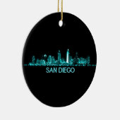 San Diego Skyline Keramik Ornament (Rechts)