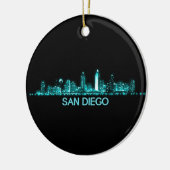 San Diego Skyline Keramik Ornament (Links)