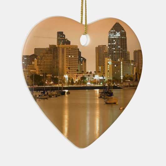 San Diego Skyline Keramikornament (Rechts)