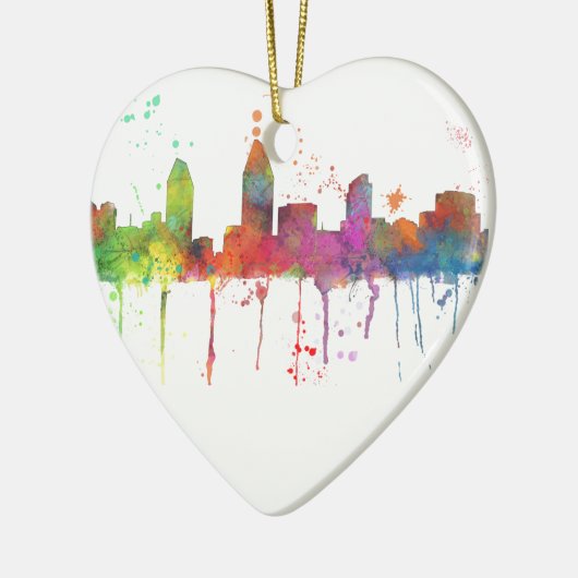 SAN DIEGO SKYLINE KERAMIKORNAMENT (Links)