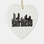 San Diego Skyline Keramikornament (Rechts)