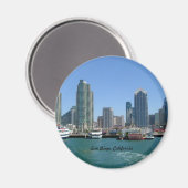 San Diego Skyline Magnet (Vorderseite/Rückseite)