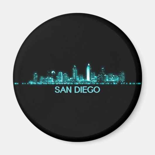 San Diego Skyline Magnet (Vorne)