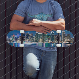 San Diego Skyline Mit Monogramm Skateboard