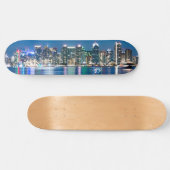 San Diego Skyline Mit Monogramm Skateboard (Horizontal)