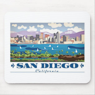 San Diego Skyline Mousepad