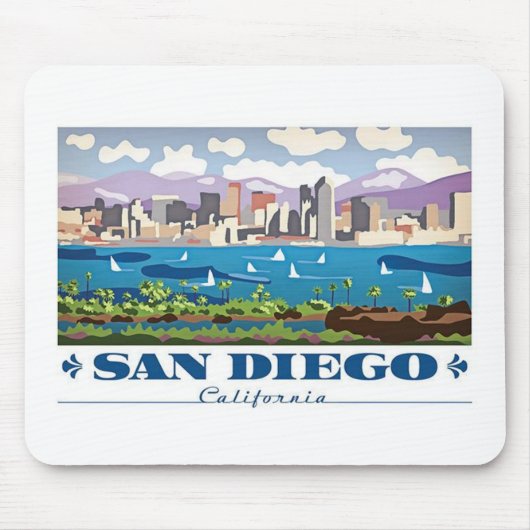 San Diego Skyline Mousepad (Vorne)