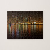 San Diego Skyline-Nacht Puzzle (Horizontal)