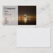 San Diego Skyline-Nacht Visitenkarte (Vorne/Hinten)