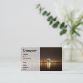 San Diego Skyline-Nacht Visitenkarte (Stehend Vorderseite)