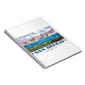 San Diego Skyline Notizblock (Rechte Seite)