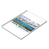 San Diego Skyline Notizblock (Linke Seite)
