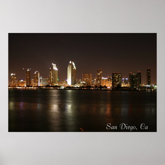 San Diego Skyline Poster (Vorne)
