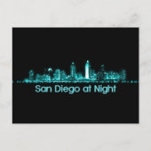 San Diego Skyline Postkarte (Vorderseite)