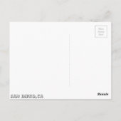 San Diego Skyline Postkarte (Rückseite)