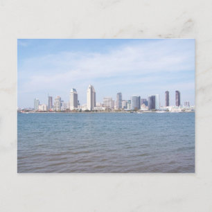 San Diego Skyline Postkarte