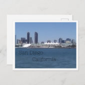 San Diego Skyline Postkarte (Vorne/Hinten)