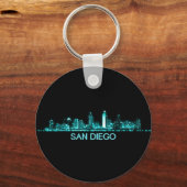 San Diego Skyline Schlüsselanhänger (Vorderseite)