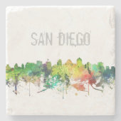 SAN DIEGO SKYLINE-SP - STEINUNTERSETZER (Vorderseite)
