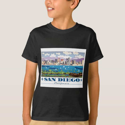 San Diego Skyline T-Shirt (Vorderseite)