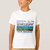 San Diego Skyline T-Shirt (Vorderseite)