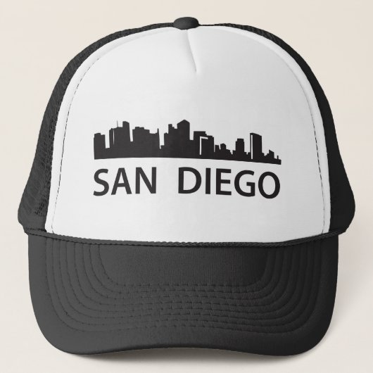 San Diego Skyline Truckerkappe (Vorderseite)