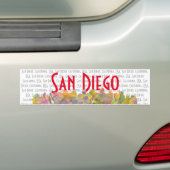 SAN DIEGO SKYLINE WB1 - AUTOAUFKLEBER (Auf Auto)